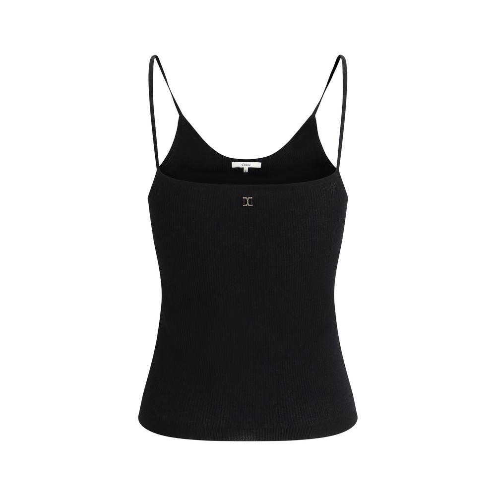 Chloé Black Wool Top