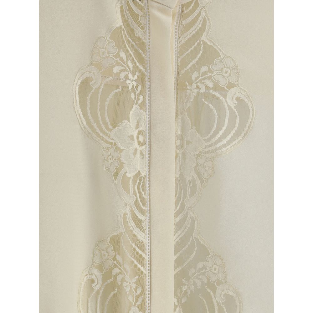 Chloé Beige Silk Blouse