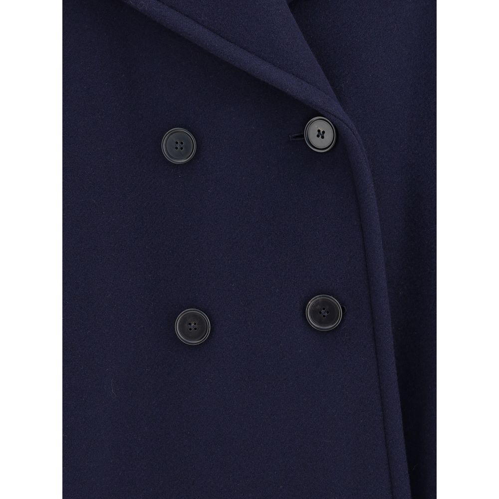Chloé Blue Wool Coat