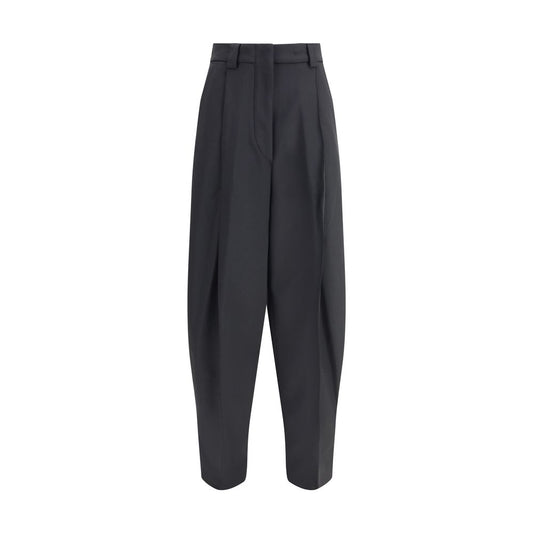 The Latest Black Polyester Casual Pants