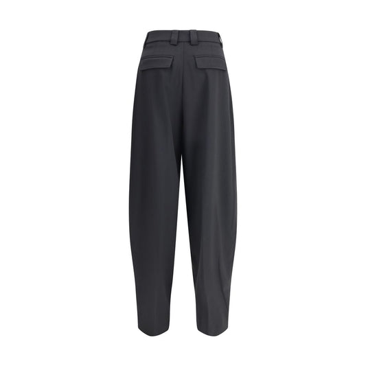 The Latest Black Polyester Casual Pants
