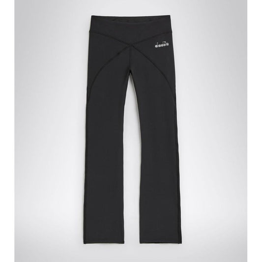 Diadora Black Polyester Athletic Pants