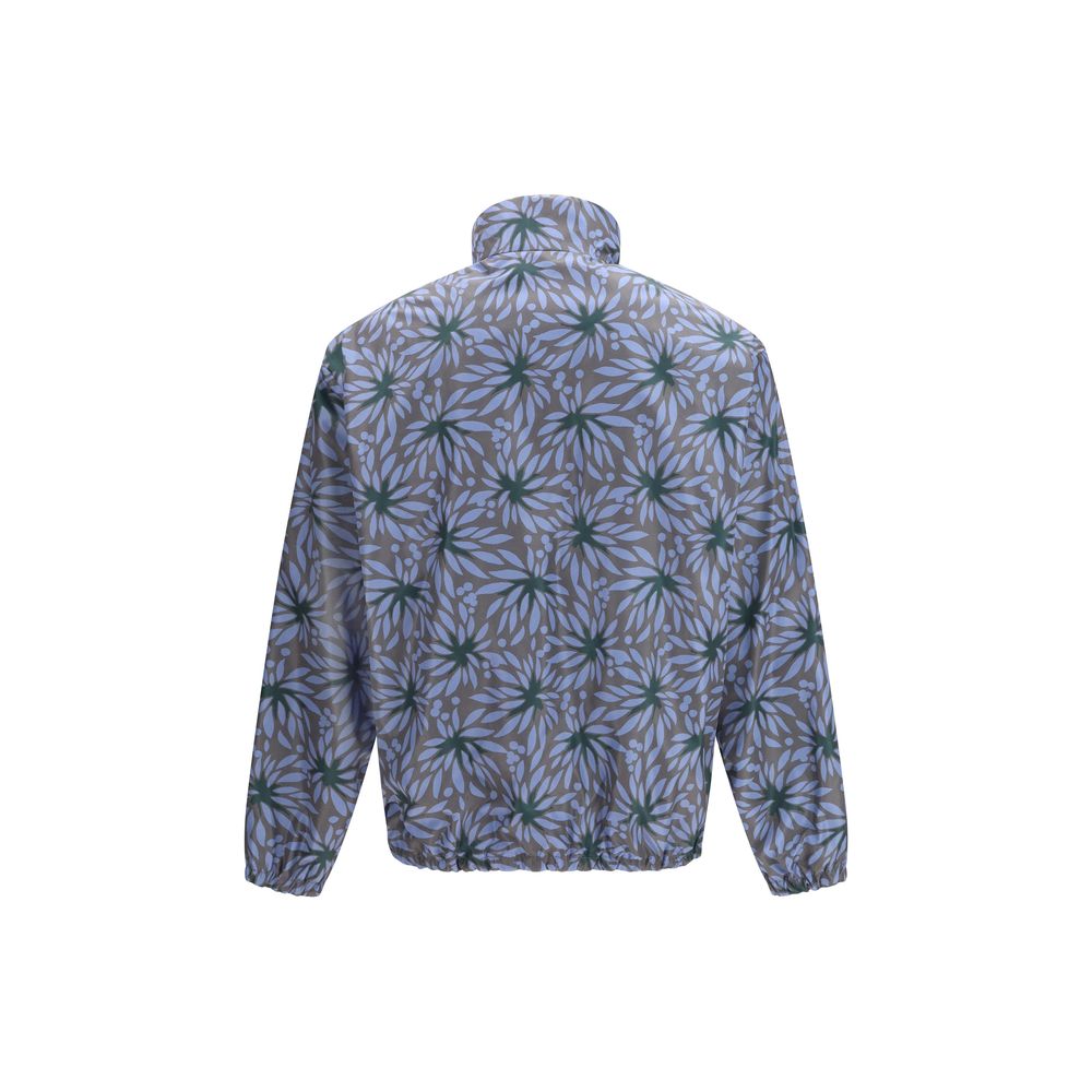 Prada Blue Recycled Polyamide Shell Jacket - Qutton