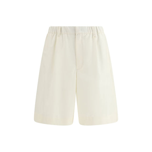 LAMINAR Beige Polyester Shorts