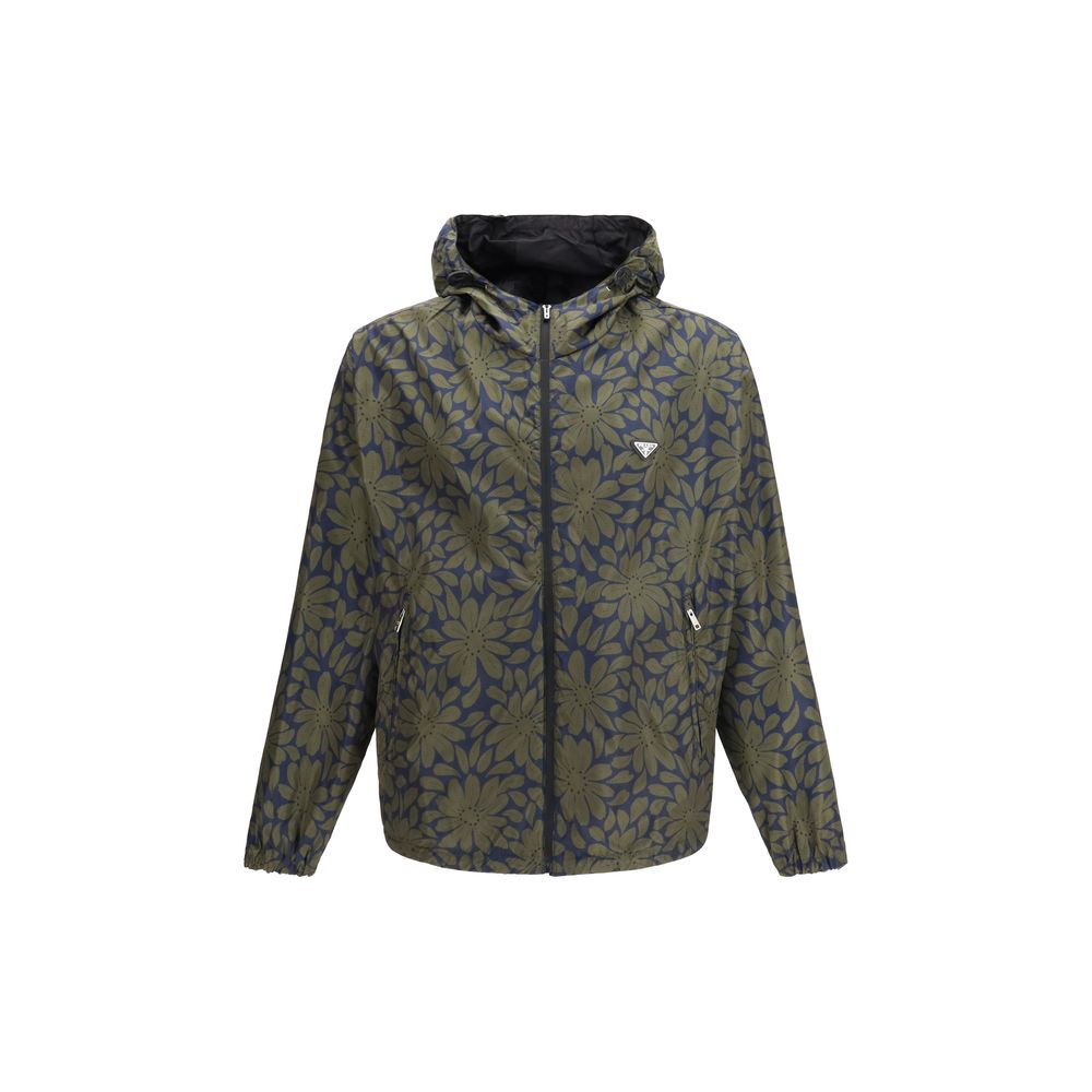 Prada Black Recycled Polyamide Shell Jacket - Qutton