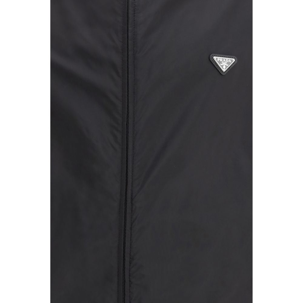 Prada Black Recycled Polyamide Shell Jacket - Qutton