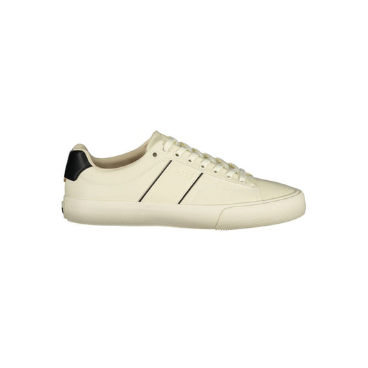 Hugo Boss White Polyester Men Sneaker