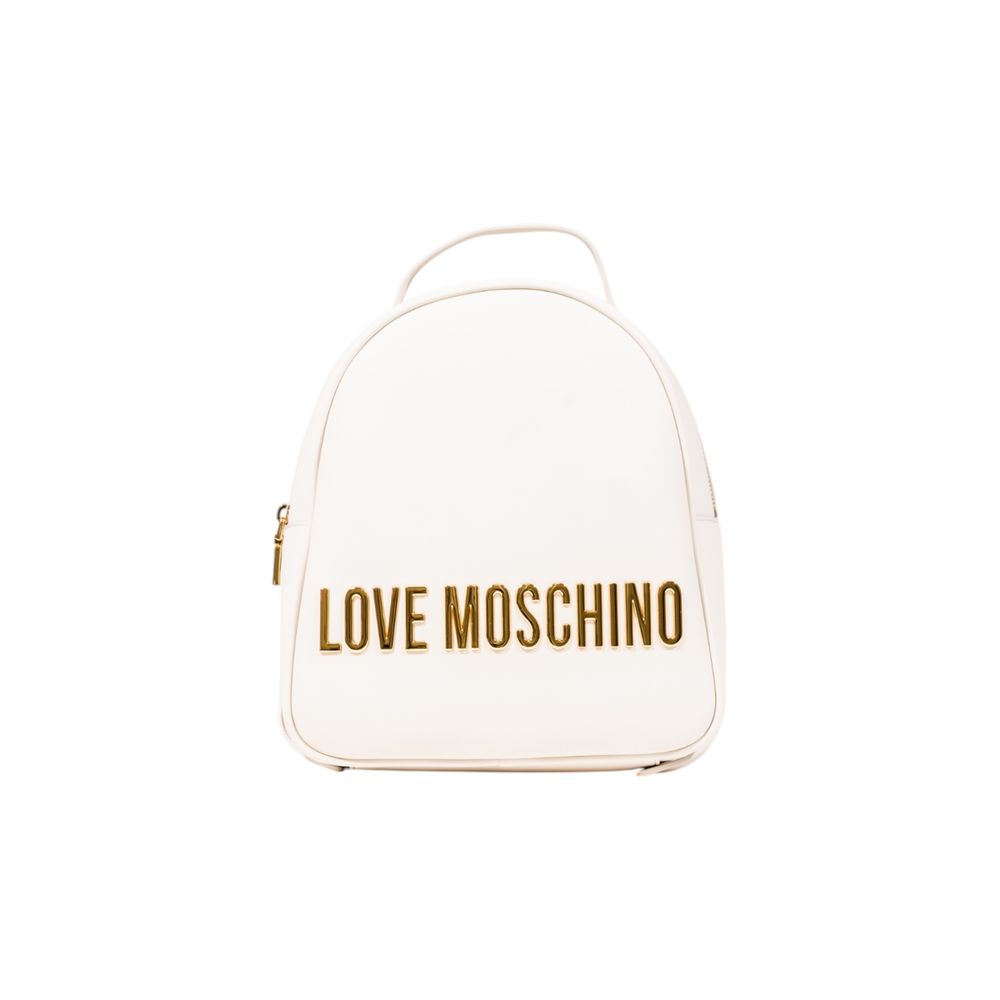 Love Moschino Beige Polyethylene Backpack