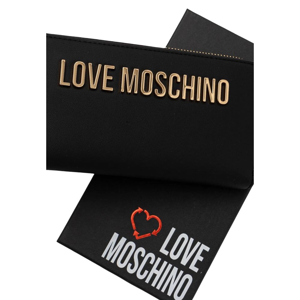 Love Moschino Black Polyethylene Wallet - Qutton