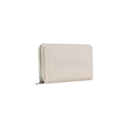 Love Moschino Beige Polyethylene Wallet