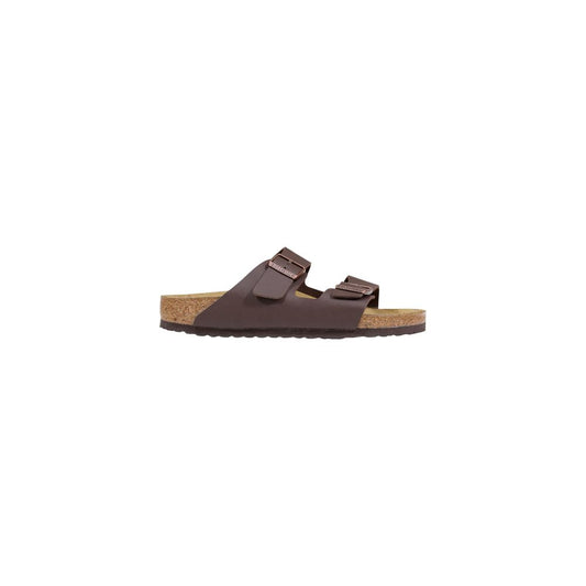 Birkenstock Brown Synthetic Flat Sandals