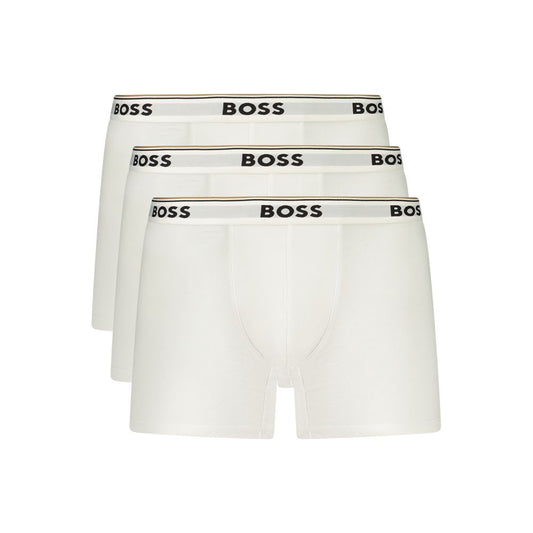 Hugo Boss Bianco Cotton Men Boxer Short