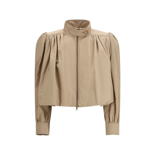 Chloé Beige Cotton Jackets And Coat - Qutton