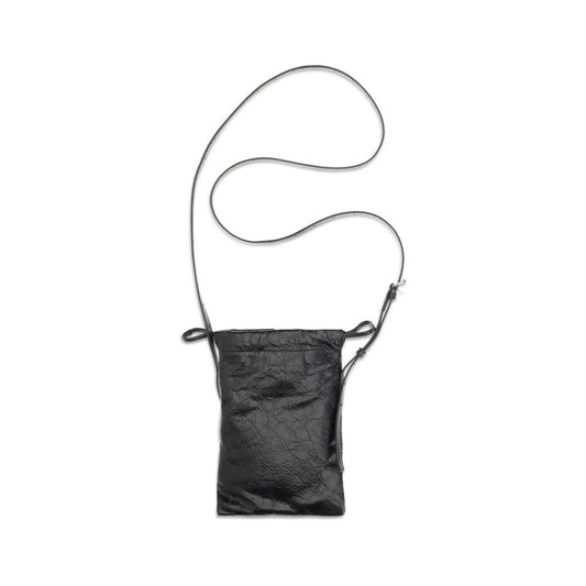 Balenciaga Black Lamb Leather Wallet - Qutton