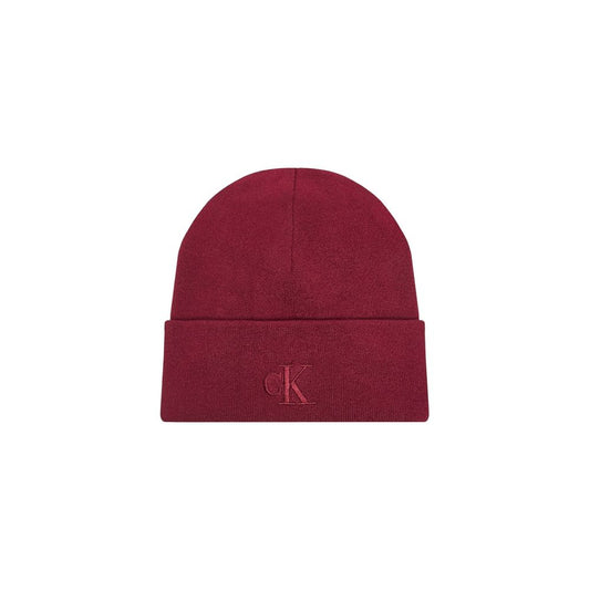 Calvin Klein Bordeaux Viscose Cap (Baseball Hat)