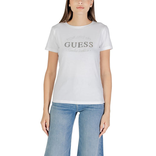 Guess Active White Cotton Sportswear - Qutton
