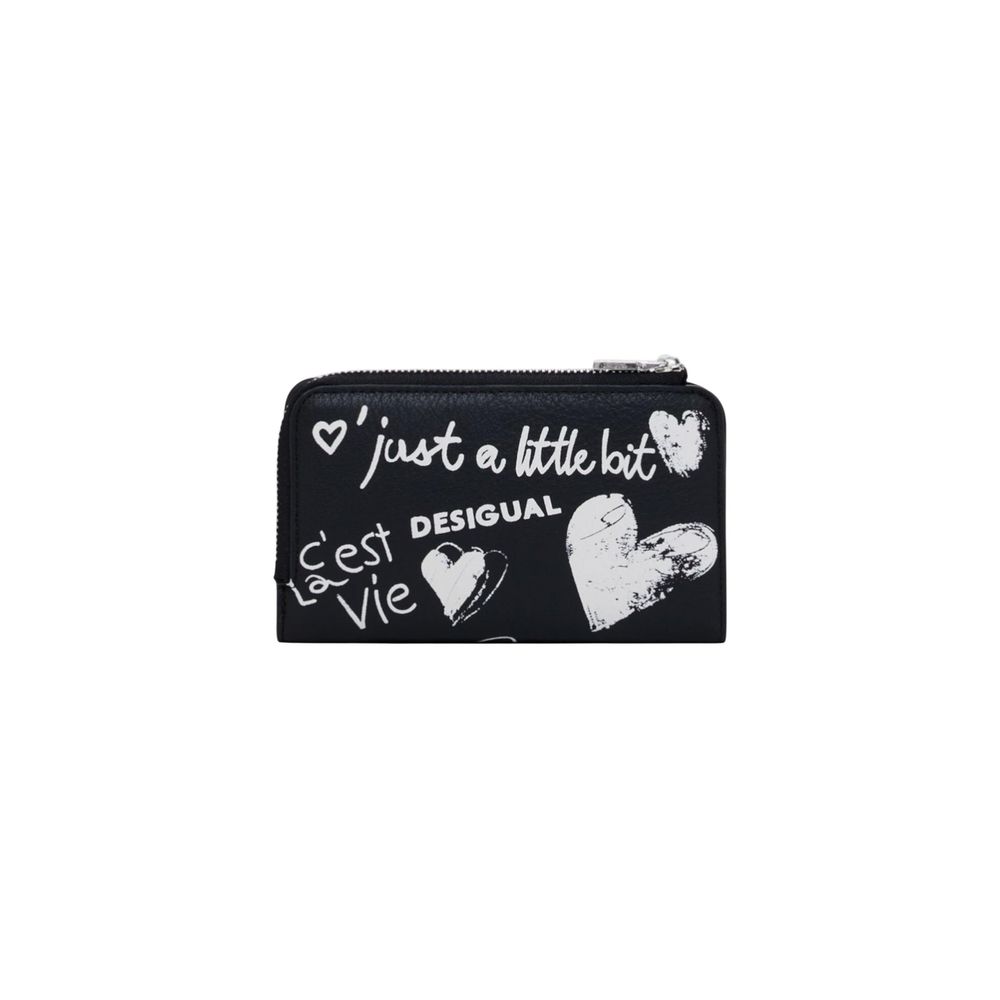 Desigual Black Polyethylene Wallet
