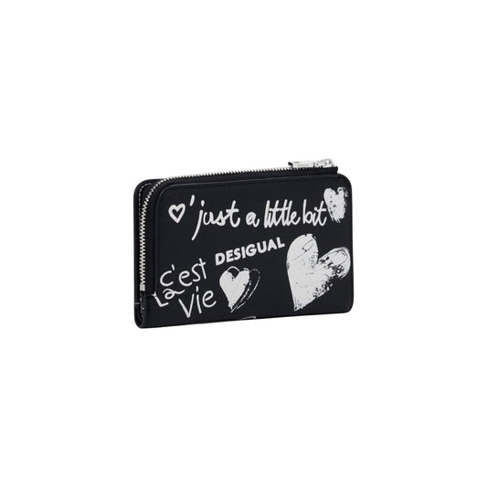 Desigual Black Polyethylene Wallet