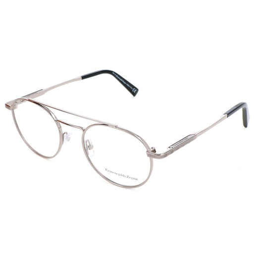 Ermenegildo Zegna Gray Metal Glasses (Frames)