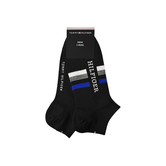 Tommy Hilfiger Black Cotton Socks - Qutton