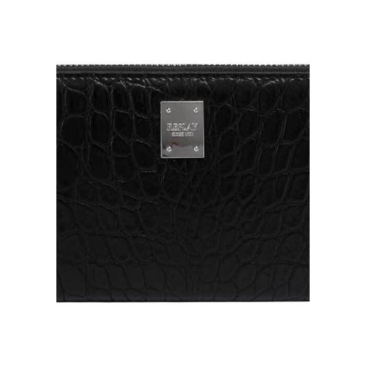 Replay Black Polyester Wallet