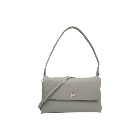 Tommy Hilfiger Gray Polyester Handbag