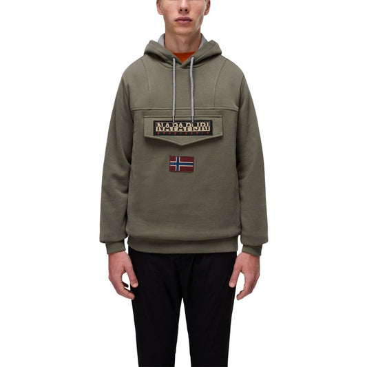 Napapijri Bicolor Cotton Hoodie