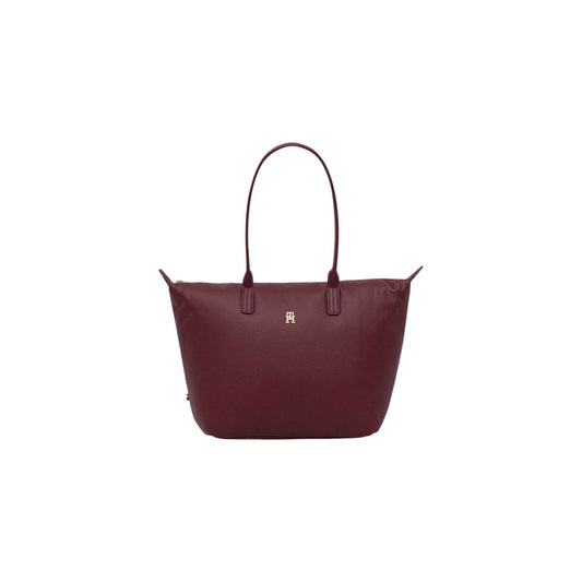 Tommy Hilfiger Bordeaux Recycled Polyester Handbag
