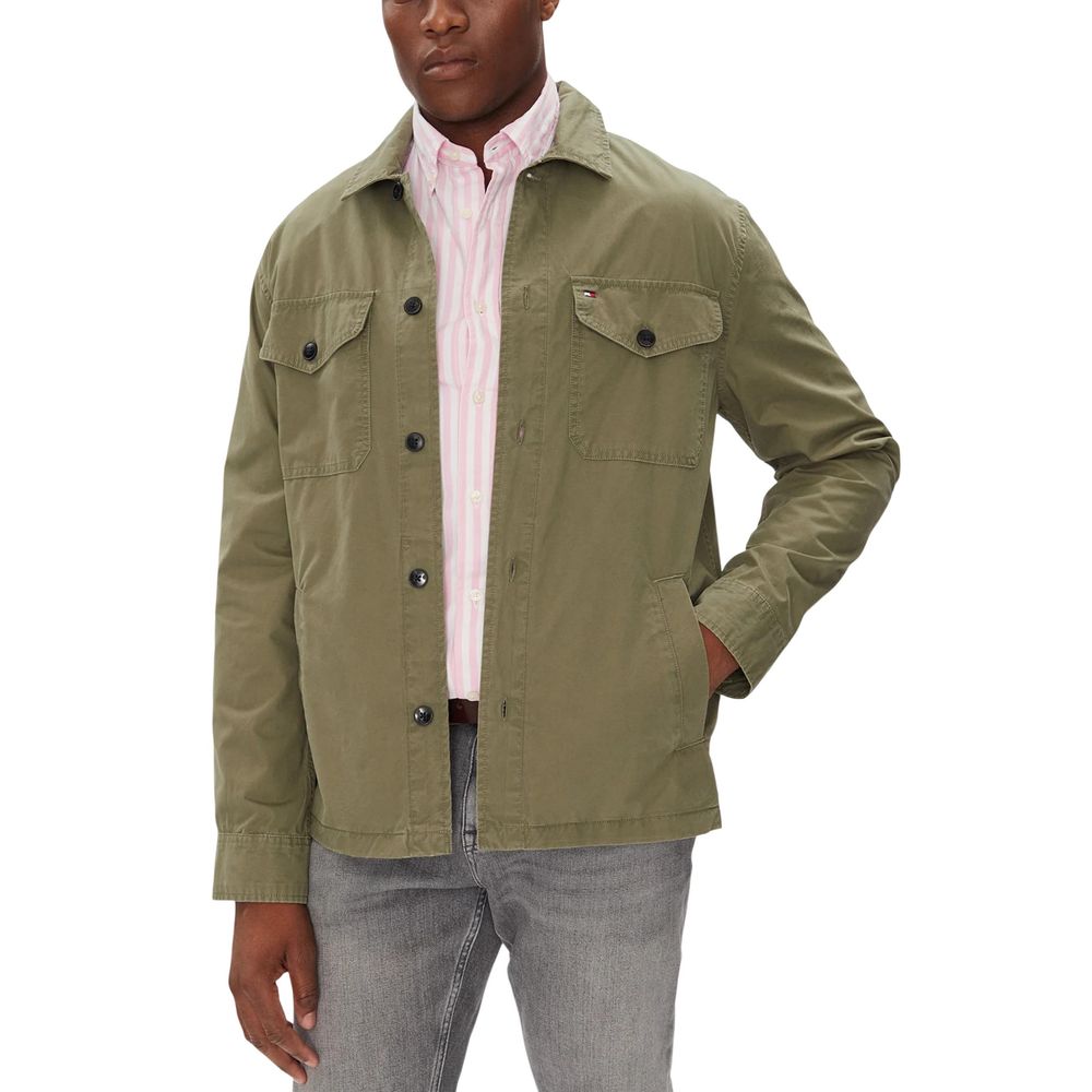 Tommy Hilfiger Bicolor Recycled Cotton Coat