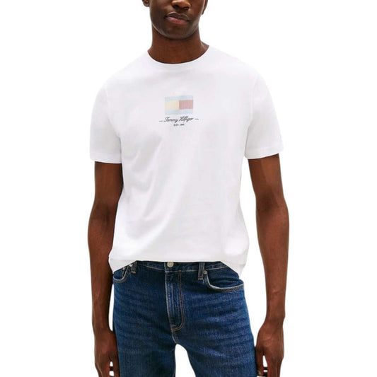 Tommy Hilfiger White Recycled Cotton T-Shirt