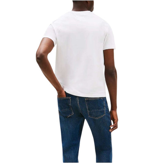 Tommy Hilfiger White Recycled Cotton T-Shirt