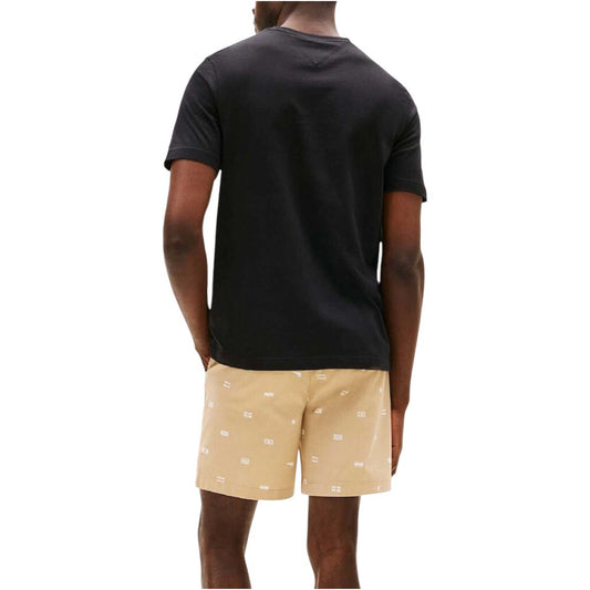 Tommy Hilfiger Black Recycled Cotton T-Shirt
