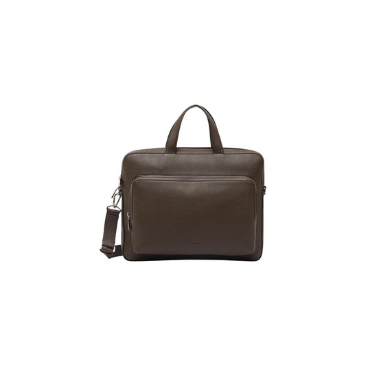 Calvin Klein Brown Polyethylene Briefcase
