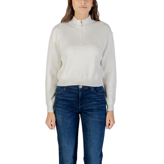 Guess Cream Viscose Sweatshirt