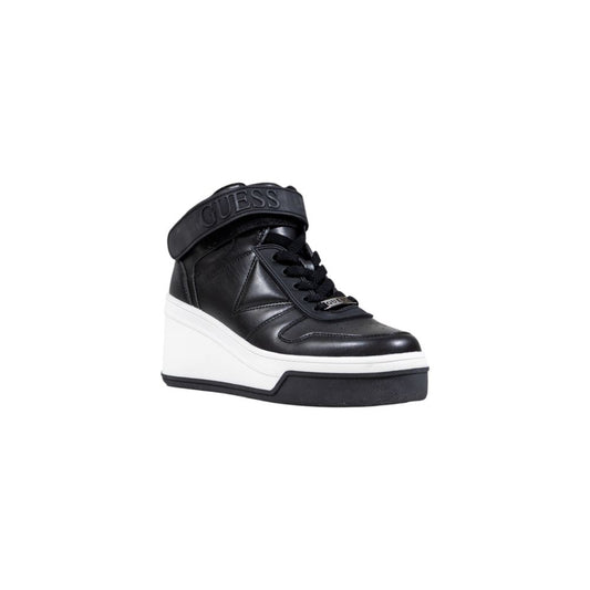 Guess Black Polyethylene Platform Sneakers