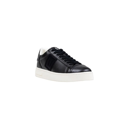 Armani Exchange Black Polyester Low Top Sneakers