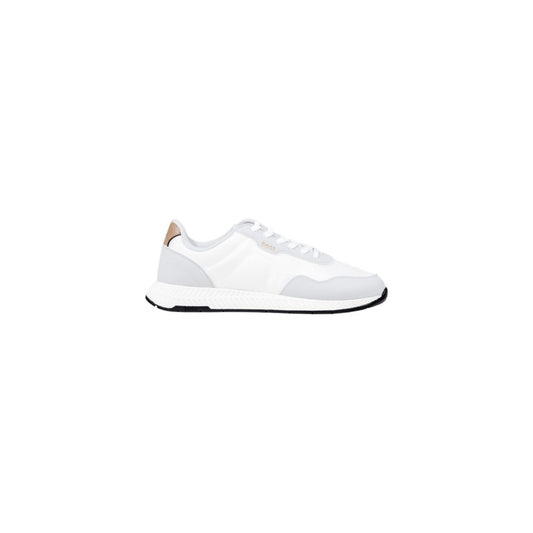 Hugo Boss White Polyester Athletic Sneakers - Qutton