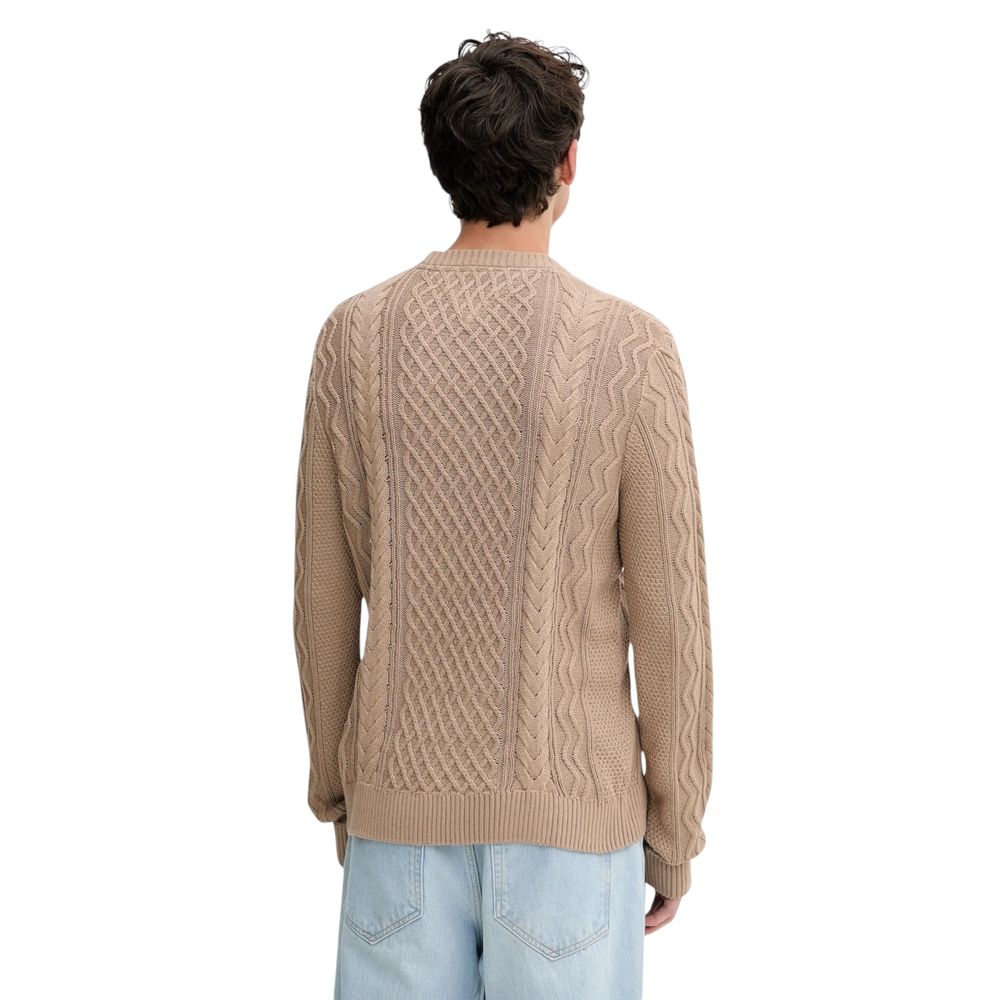 Tommy Hilfiger Jeans Beige Recycled Cotton Sweatshirt