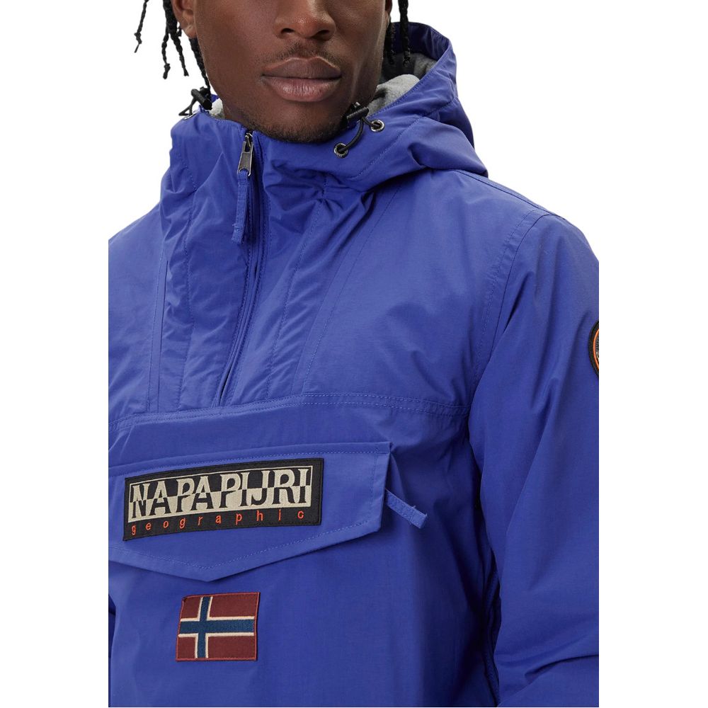 Napapijri Blue Polyamide Shell Jacket