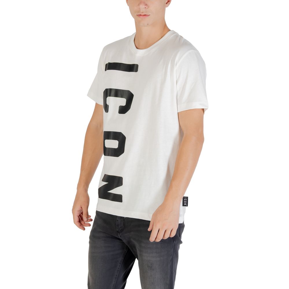 Icon Black And White Cotton T-Shirt