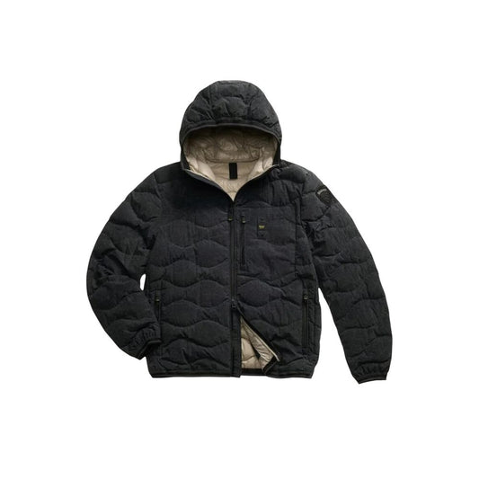 Blauer Black Polyester Coat