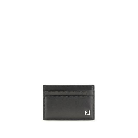 Fendi Black Calf Leather Bos Taurus Wallet