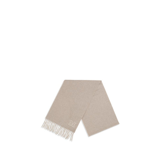 Max Mara Beige Cashmere Scarf
