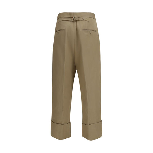 Thom Browne Beige Cotton Casual Pants