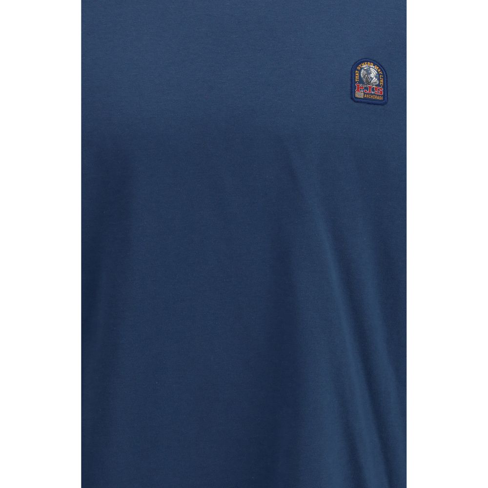Parajumpers Blue Cotton T-Shirt - Qutton