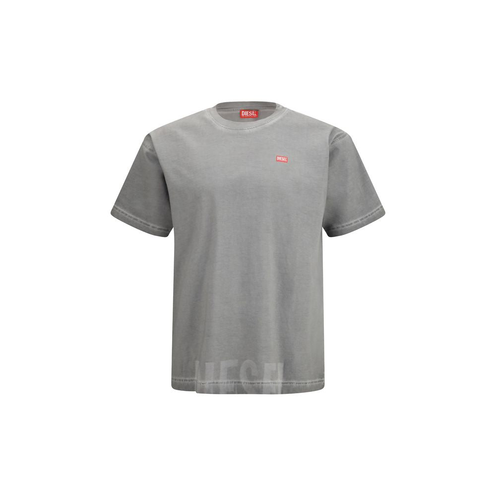 Diesel Gray Cotton T-Shirt