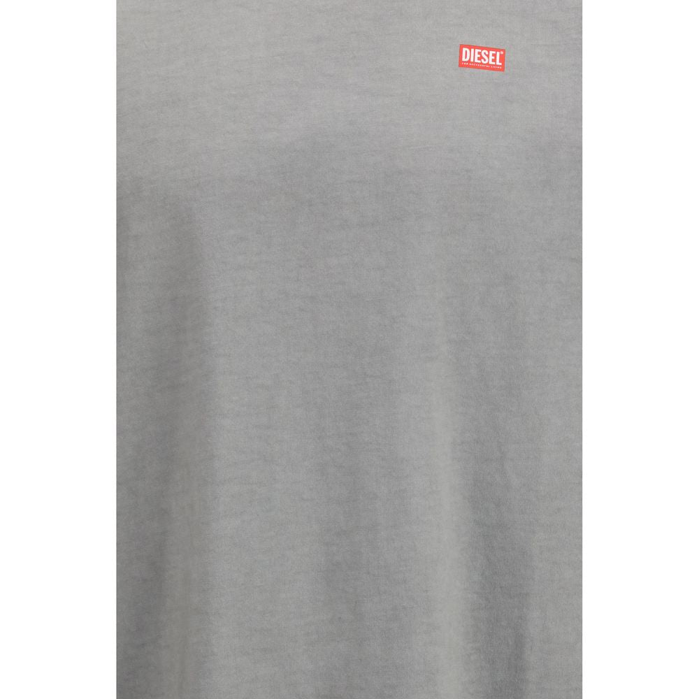 Diesel Gray Cotton T-Shirt