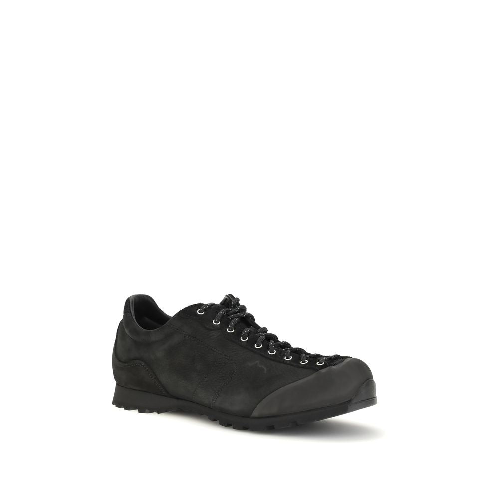Diemme Black Calf Leather Bos Taurus Athletic Sneakers