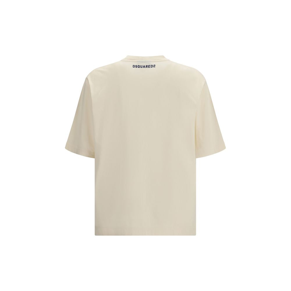 Dsquared² Beige Cotton T-Shirt