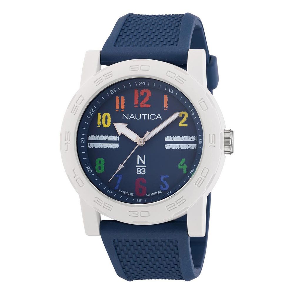 NAUTICA Blue Synthetic Sport Watch